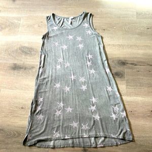 Womens tank dress- star pattern.